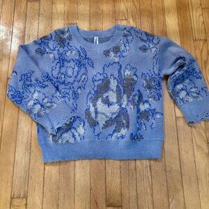 Anthropologie Abstract Textured Sweater